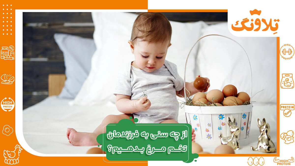 از چند ماهگی به نوزاد تخم مرغ بدهیم؟ + خواص تخم مرغ برای کودکان