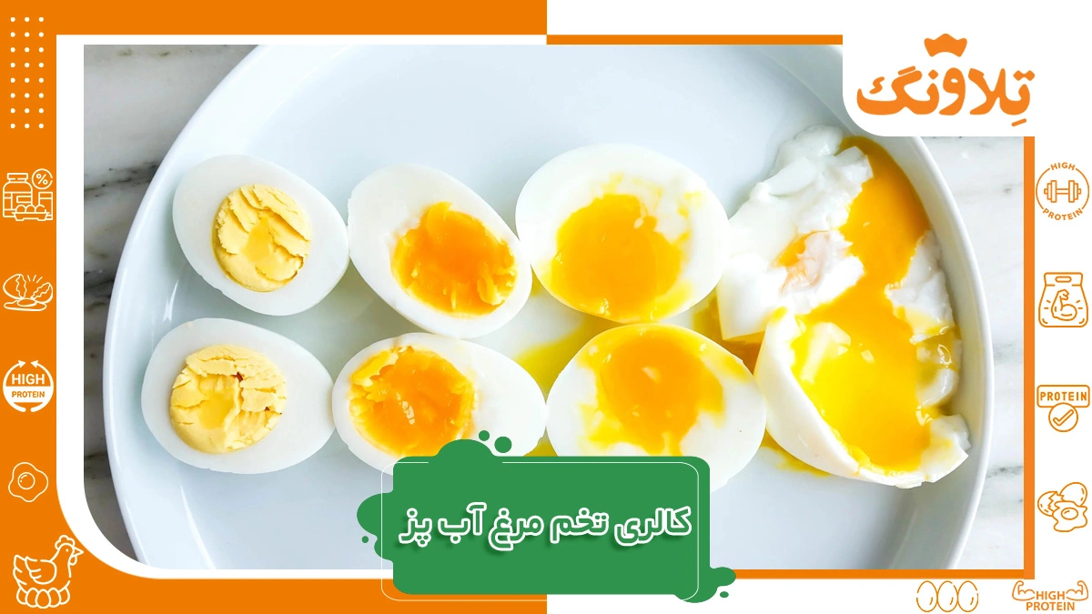 کالری تخم مرغ آب پز