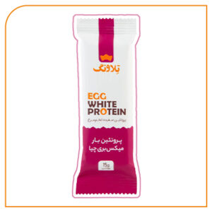 خرید پروتئین بار میکس بری چیا تلاونگ دارای 15 گرم پروتئین بالا با سفیده تخم مرغ رژیمی بدون قند