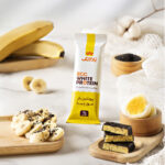 پروتئین بار موز چیا با روکش شکلاتی فاقد گلوتن و موادنگهدارنده