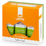 خرید پروتئین بار سیب ماچا با ۱۵ گرم پروتئین از سفیده تخم‌مرغ مناسب ورزشکاران