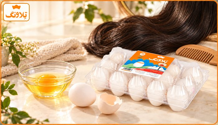 مواد اولیه تخممرغ برای مراقبت خانگی از مو